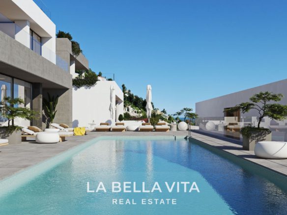New Apartments with Sea Views for sale in La Sella Golf Course, Denia