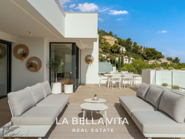 New Apartments with Sea Views for sale in La Sella Golf Course, Denia