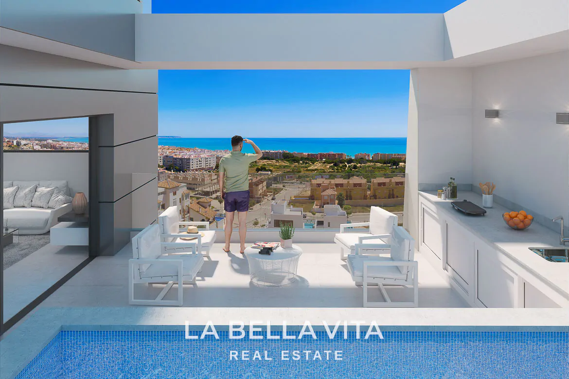 New Apartments with sea views for sale in Guardamar del Segura, Alicante