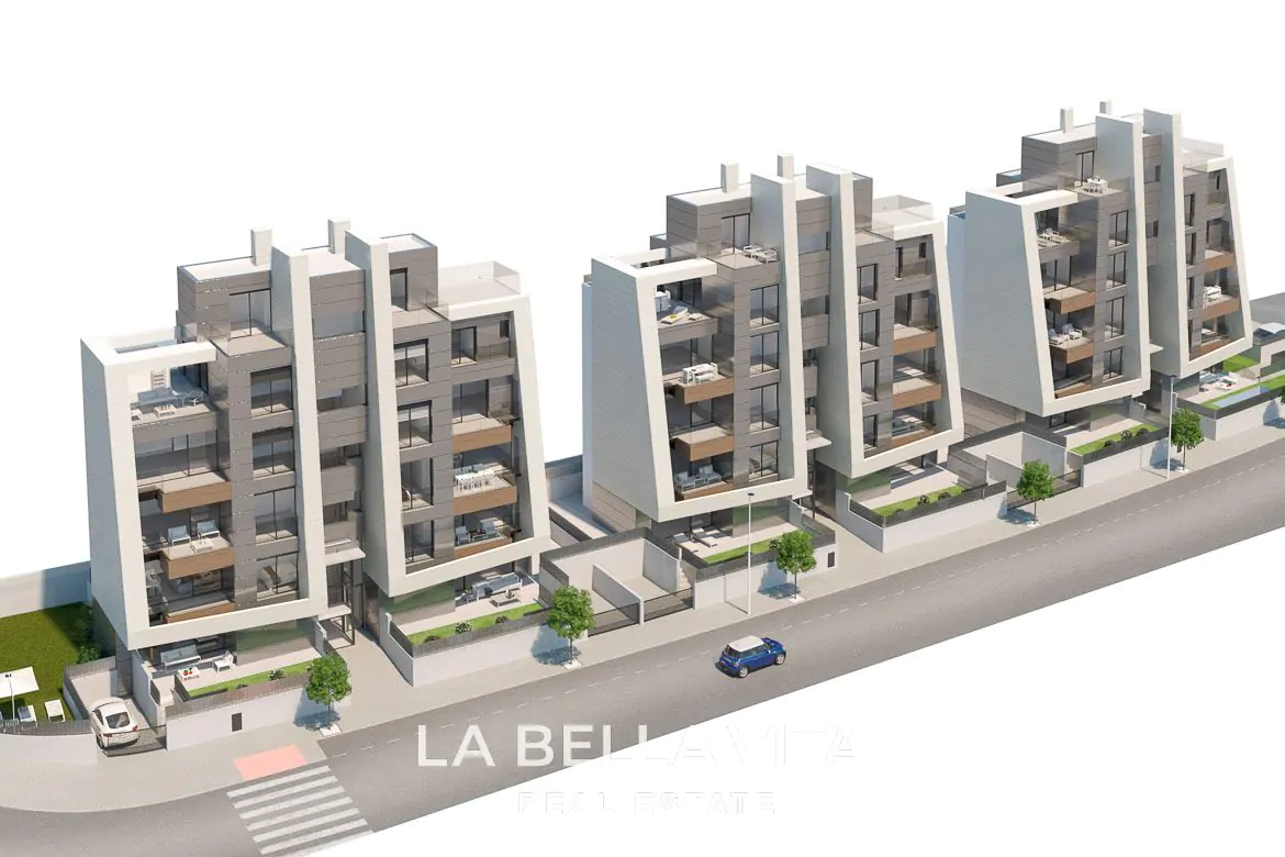 New Apartments with sea views for sale in Guardamar del Segura, Alicante, Spain