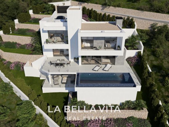 New Build Properties with Sea View for sale in Cumbre del Sol, Costa Blanca North, Alicante, Spain