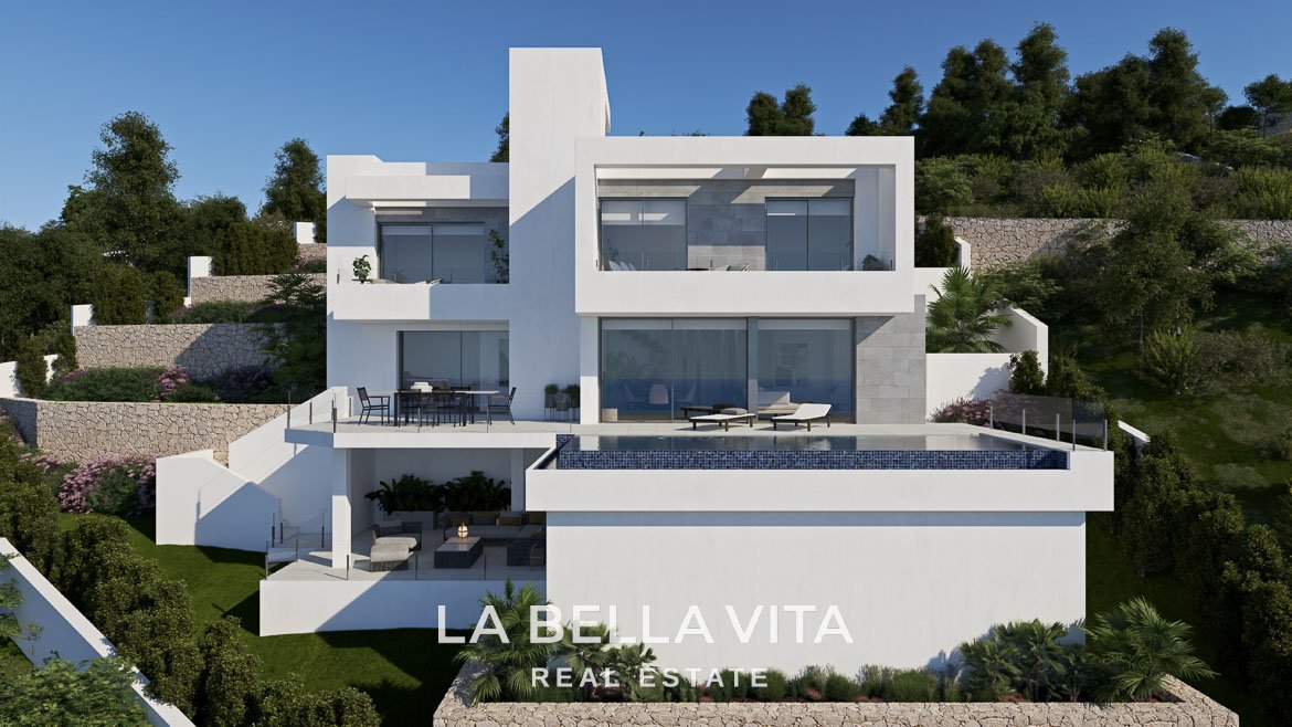 New Build Properties with Sea View for sale in Cumbre del Sol, Costa Blanca North, Alicante, Spain