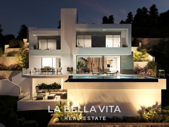 New Build Properties with Sea View for sale in Cumbre del Sol, Costa Blanca North, Alicante, Spain