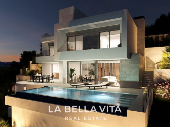 New Build Properties with Sea View for sale in Cumbre del Sol, Costa Blanca North, Alicante, Spain