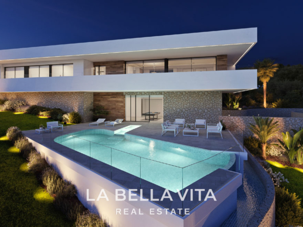 Luxury Modern Villa for sale near Moraira, Cumbre del Sol, Alicante, Spain