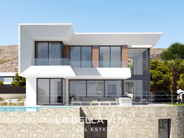 Luxury New Build Villa with Sea Views for Sale in Finestrat - Benidorm, Alicante, Costa Blanca North