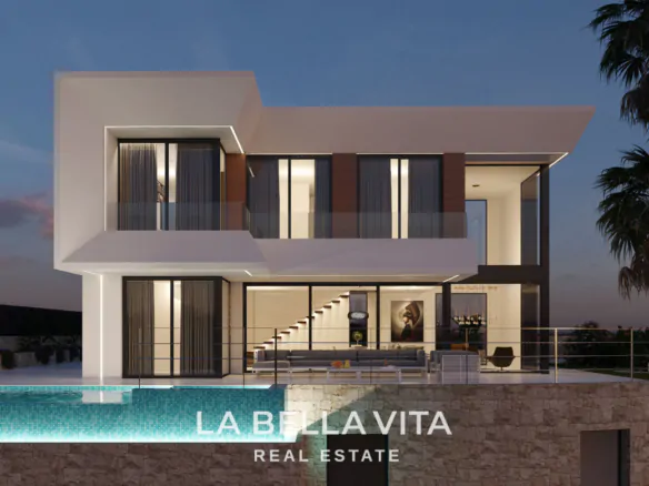 Luxury New Build Villa with Sea Views for Sale in Finestrat - Benidorm, Alicante, Costa Blanca North