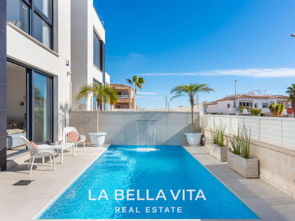 New Build Properties with private pool for sale in Punta Prima, Orihuela Costa, Alicante, Spain