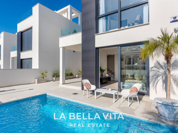 New Build Properties with private pool for sale in Punta Prima, Orihuela Costa, Alicante, Spain