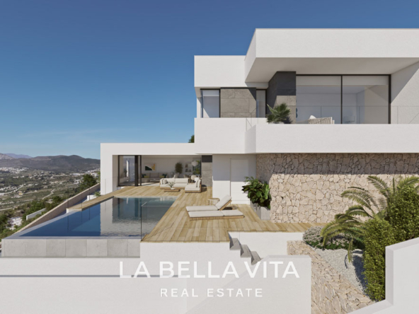 New Build Property with Sea Views for Sale near Moraira, in Cumbre del Sol, Spain