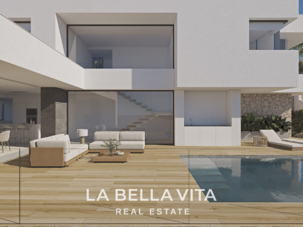 New Build Property with Sea Views for Sale near Moraira, in Cumbre del Sol, Spain