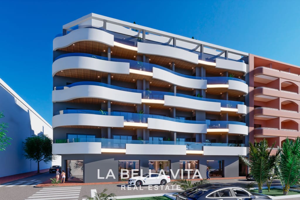 New build Apartments by the beach for sale in Torrevieja, Costa Blanca South