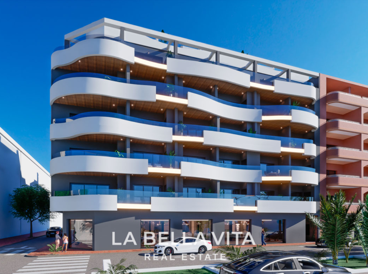 New build Apartments by the beach for sale in Torrevieja, Costa Blanca South