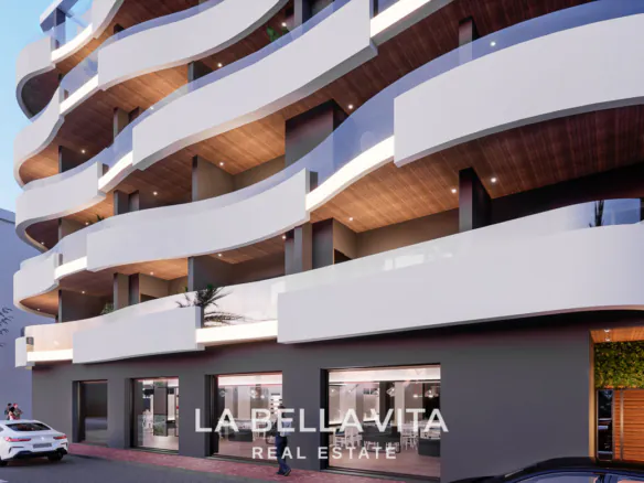 New build Apartments by the beach for sale in Torrevieja, Costa Blanca South
