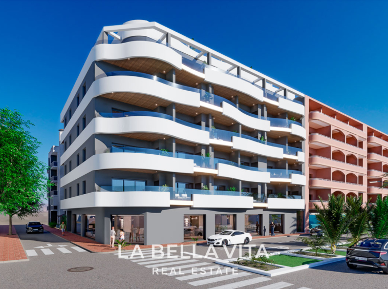 New build Apartments by the beach for sale in Torrevieja, Costa Blanca South