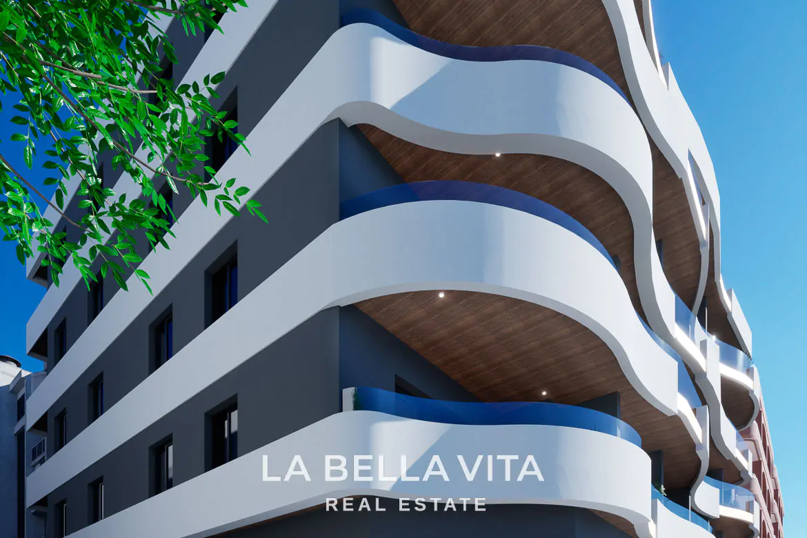New build Apartments by the beach for sale in Torrevieja, Costa Blanca South