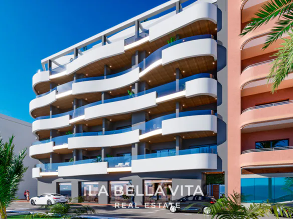 New build Apartments by the beach for sale in Torrevieja, Costa Blanca South