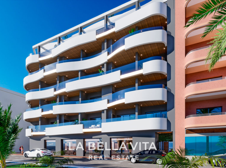 New build Apartments by the beach for sale in Torrevieja, Costa Blanca South