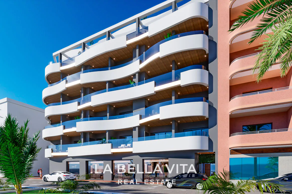 New build Apartments by the beach for sale in Torrevieja, Costa Blanca South