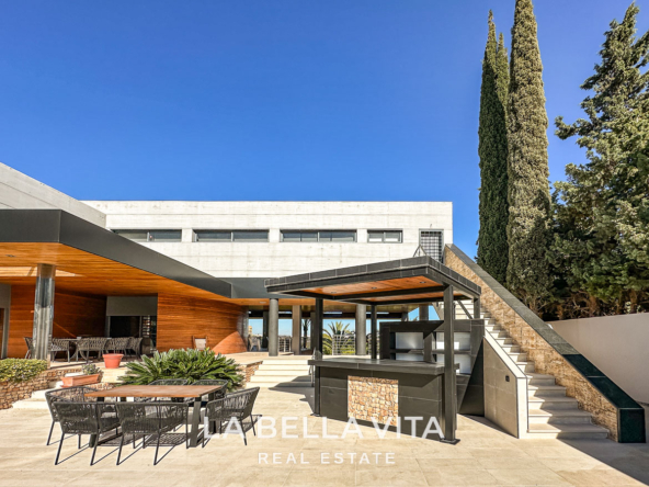 Exclusive Boutique Hotel Villa for Sale in Campoamor, Orihuela Costa – Luxury 7-Bedroom Property with Gourmet Kitchen and Private Pool, Closed Garage