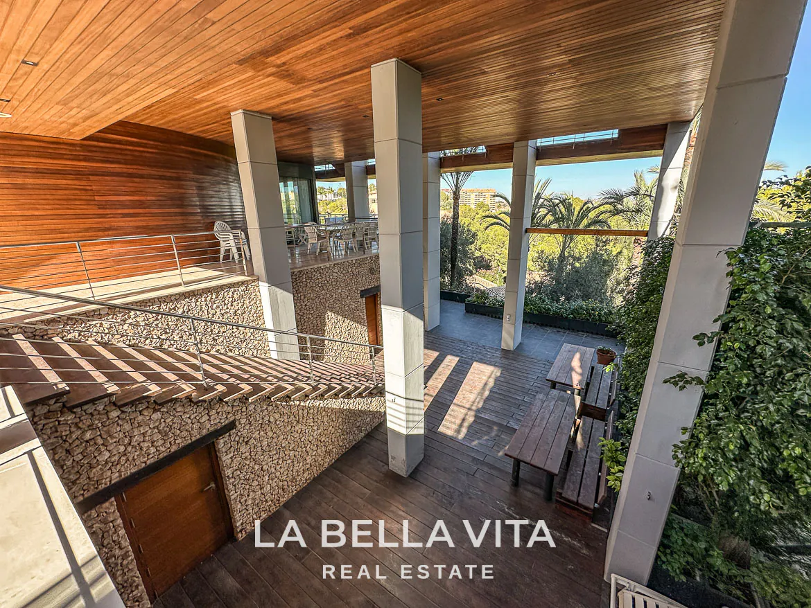 Exclusive Boutique Hotel Villa for Sale in Campoamor, Orihuela Costa – Luxury 7-Bedroom Property with Gourmet Kitchen and Private Pool, Closed Garage