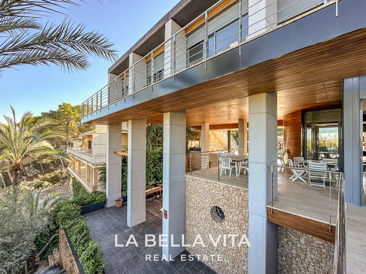 Exclusive Boutique Hotel Villa for Sale in Campoamor, Orihuela Costa – Luxury 7-Bedroom Property with Gourmet Kitchen and Private Pool, Closed Garage