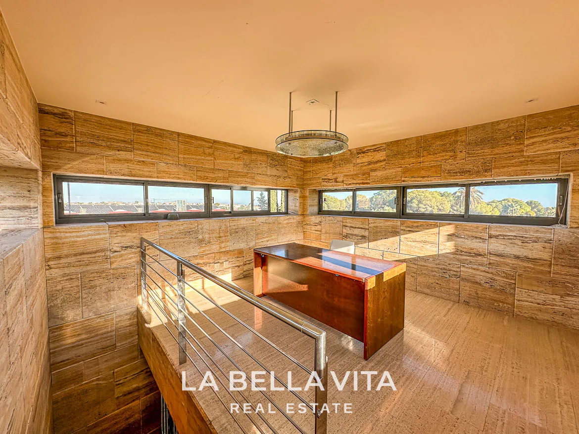 Exclusive Boutique Hotel Villa for Sale in Campoamor, Orihuela Costa – Luxury 7-Bedroom Property with Gourmet Kitchen and Private Pool, Closed Garage