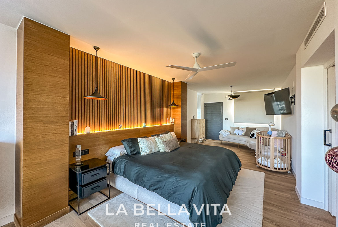 Exclusive Boutique Hotel Villa for Sale in Campoamor, Orihuela Costa – Luxury 7-Bedroom Property with Gourmet Kitchen and Private Pool, Closed Garage