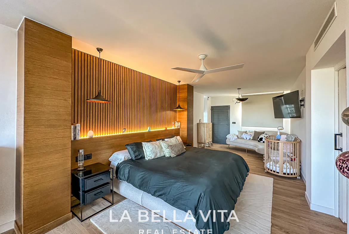 Exclusive Boutique Hotel Villa for Sale in Campoamor, Orihuela Costa – Luxury 7-Bedroom Property with Gourmet Kitchen and Private Pool, Closed Garage