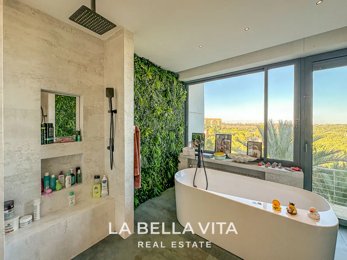 Exclusive Boutique Hotel Villa for Sale in Campoamor, Orihuela Costa – Luxury 7-Bedroom Property with Gourmet Kitchen and Private Pool, Closed Garage