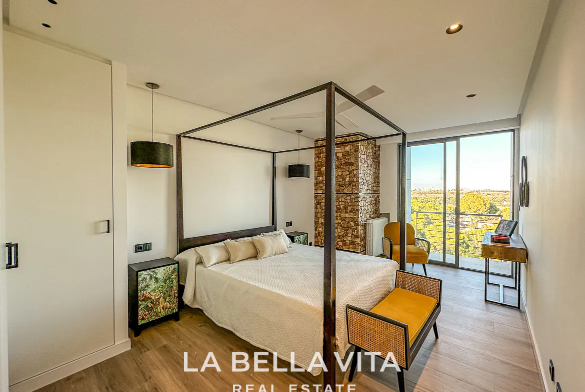 Exclusive Boutique Hotel Villa for Sale in Campoamor, Orihuela Costa – Luxury 7-Bedroom Property with Gourmet Kitchen and Private Pool, Closed Garage
