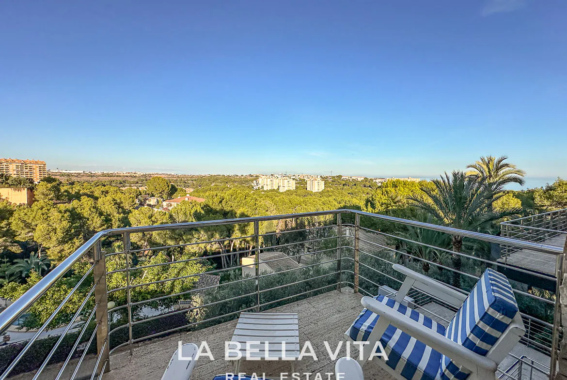 Exclusive Boutique Hotel Villa for Sale in Campoamor, Orihuela Costa – Luxury 7-Bedroom Property with Gourmet Kitchen and Private Pool, Closed Garage