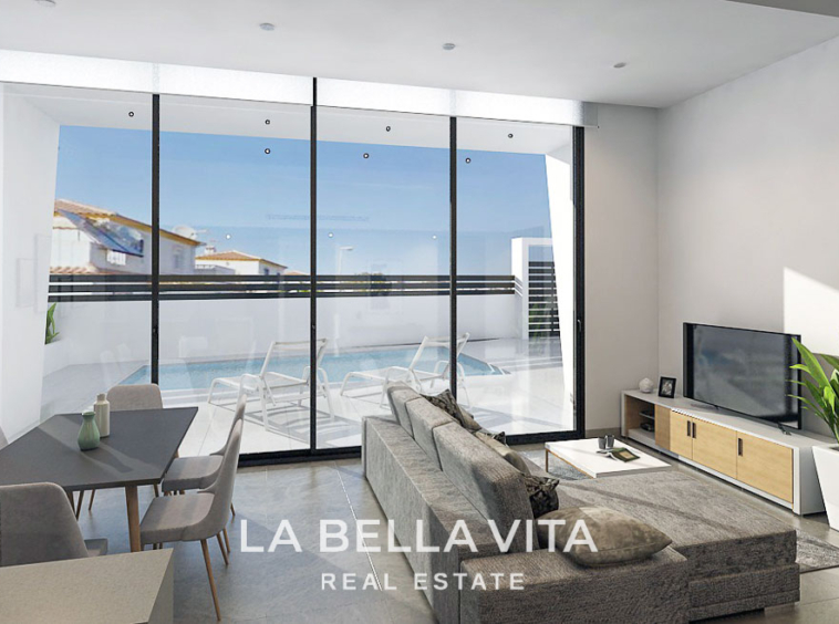 Modern New Build Luxury Villas with private pool for sale in Torrevieja, Alicante