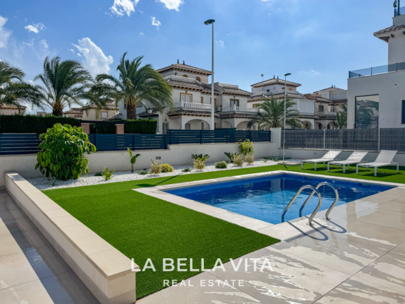 New Build Mediterranean style Key Ready Villa for sale by the beach in La Marina, Alicante