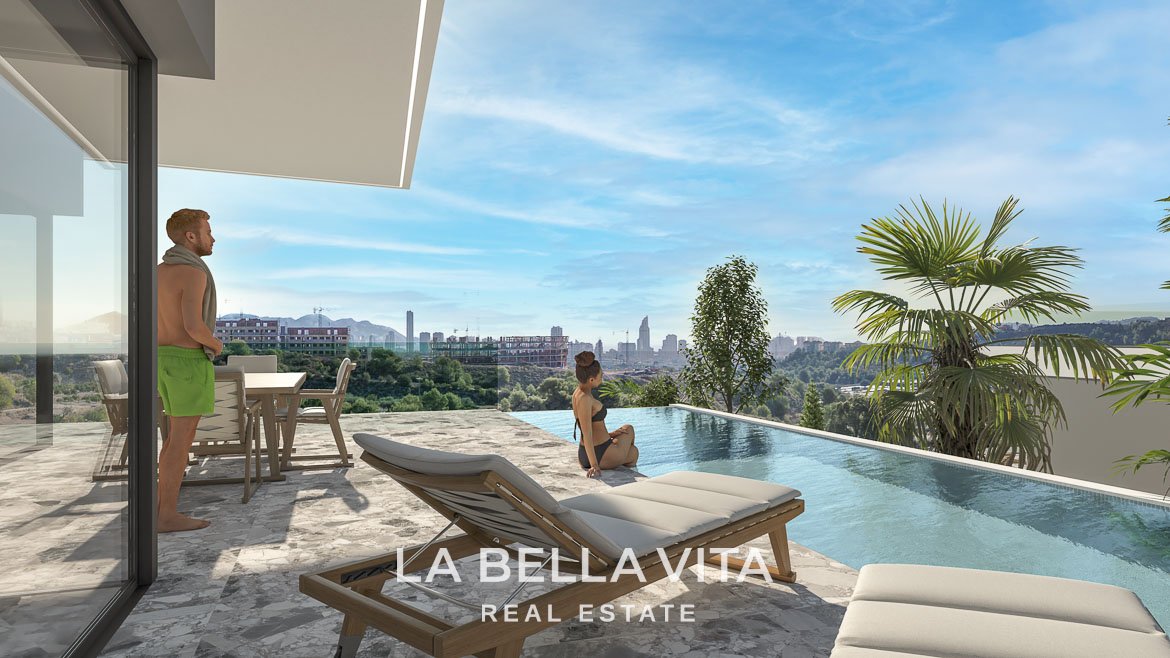 New Build Luxury Villas with Sea Views for sale in Finestrat, Alicante