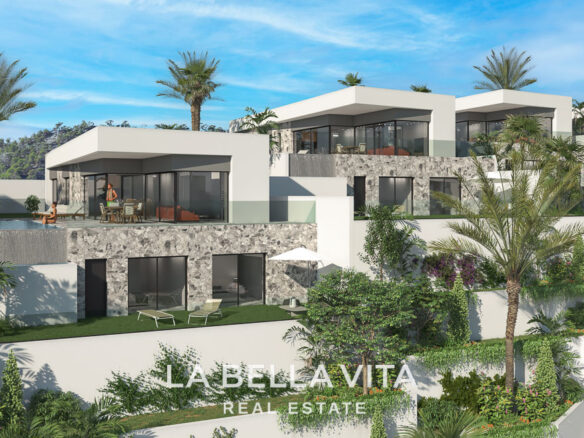 New Build Luxury Villas with Sea Views for sale in Finestrat, Alicante