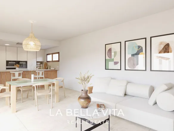 Detached New Build ibiza-style Frontline Golf Properties for sale in La Finca Golf Resort, Alicante