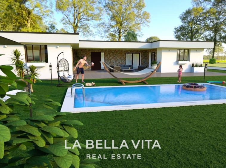Unique Investment in Costa Blanca - New Build Luxury Single storey House with private pool with 11,000m2 Land For Sale in Ciudad Quesada