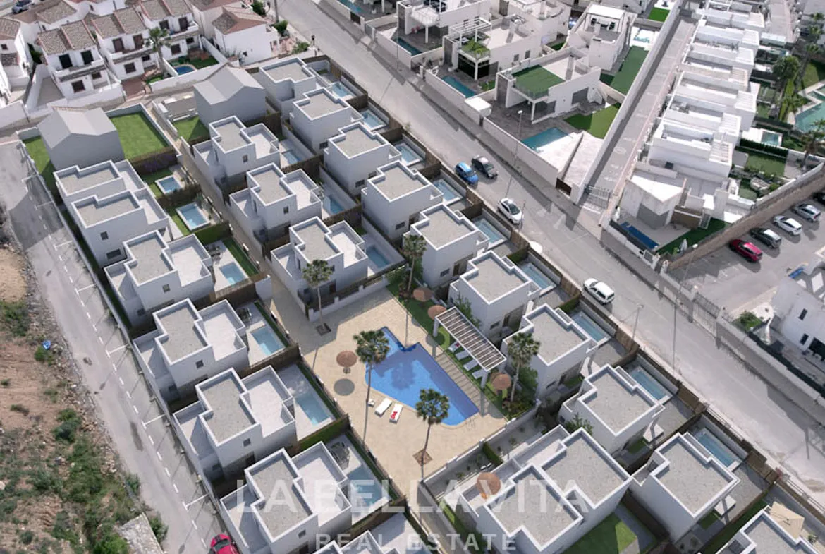 Mediterranean New Build Properties with Private Pool for sale in Pau 8, Villamartin, Orihuela Costa, Spain