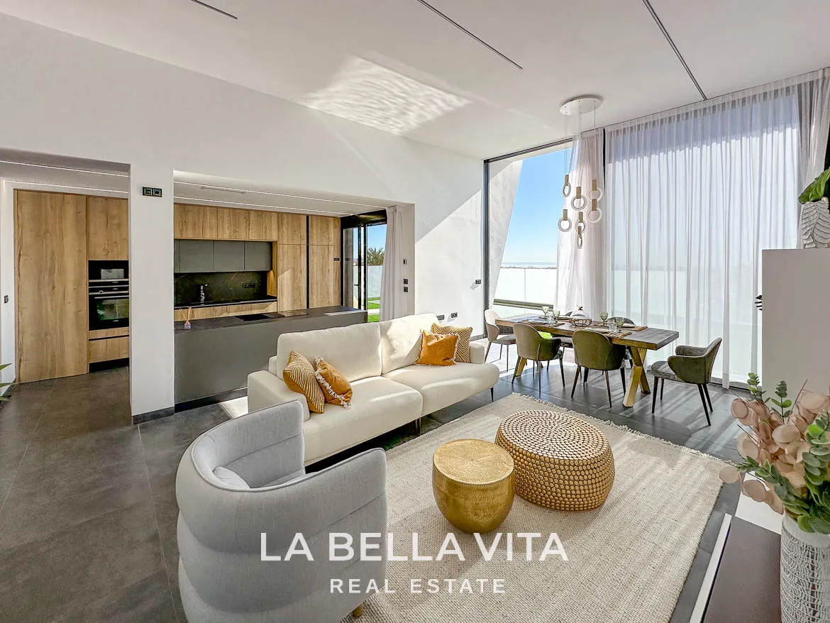 Modern Key Ready Property with Sea Views, private pool, solarium and closed garage for sale in Blue Lagoon, Villamartin, Orihuela Costa, Alicante, Spain