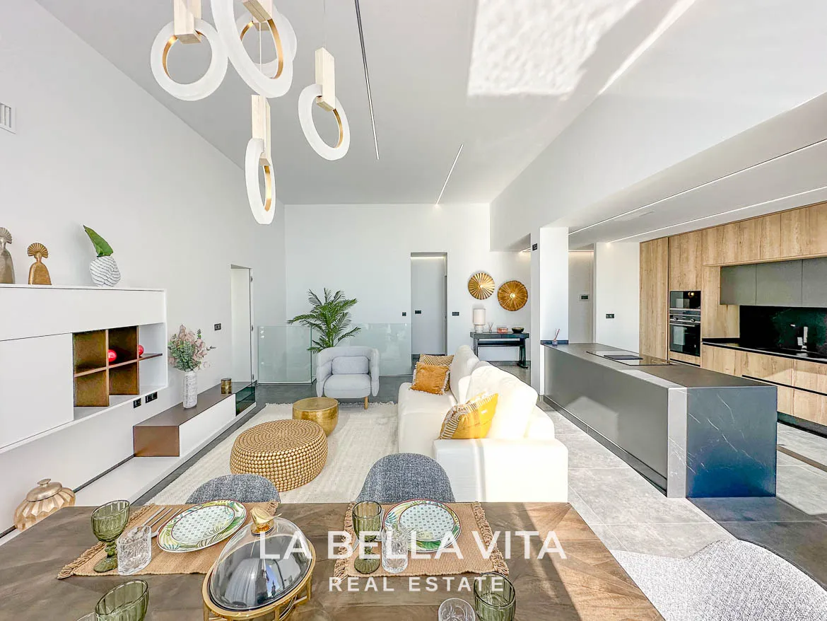 Modern Key Ready Property with Sea Views, private pool, solarium and closed garage for sale in Blue Lagoon, Villamartin, Orihuela Costa, Alicante, Spain