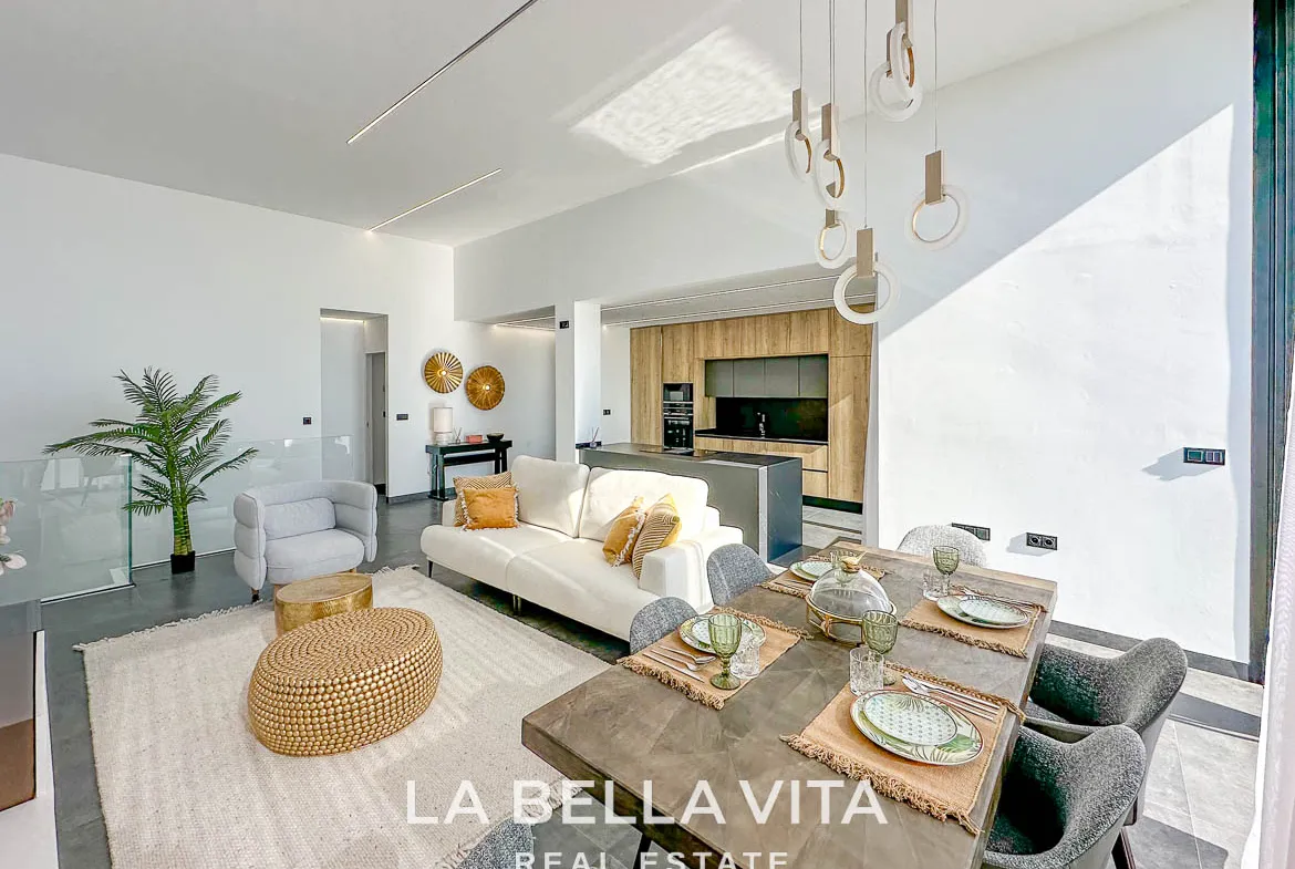 Modern Key Ready Property with Sea Views, private pool, solarium and closed garage for sale in Blue Lagoon, Villamartin, Orihuela Costa, Alicante, Spain