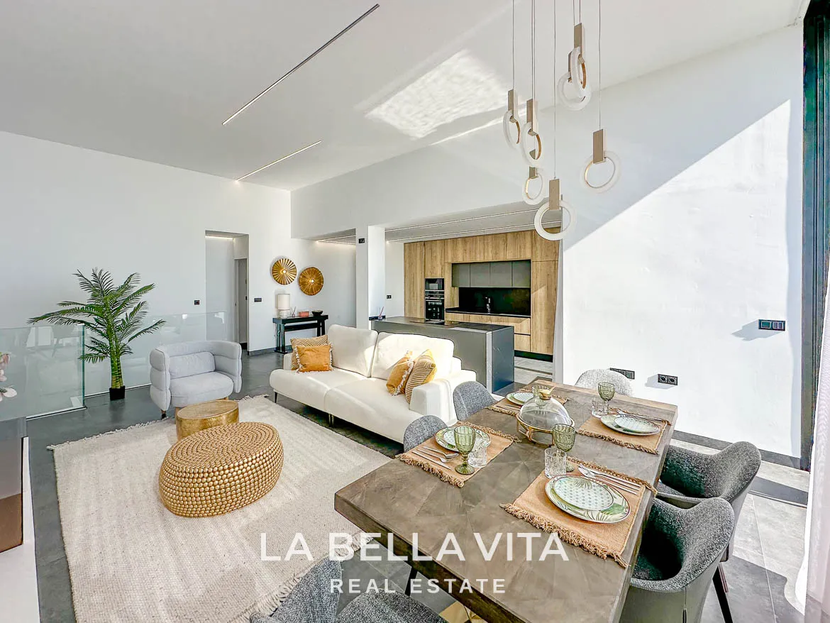 Modern Key Ready Property with Sea Views, private pool, solarium and closed garage for sale in Blue Lagoon, Villamartin, Orihuela Costa, Alicante, Spain