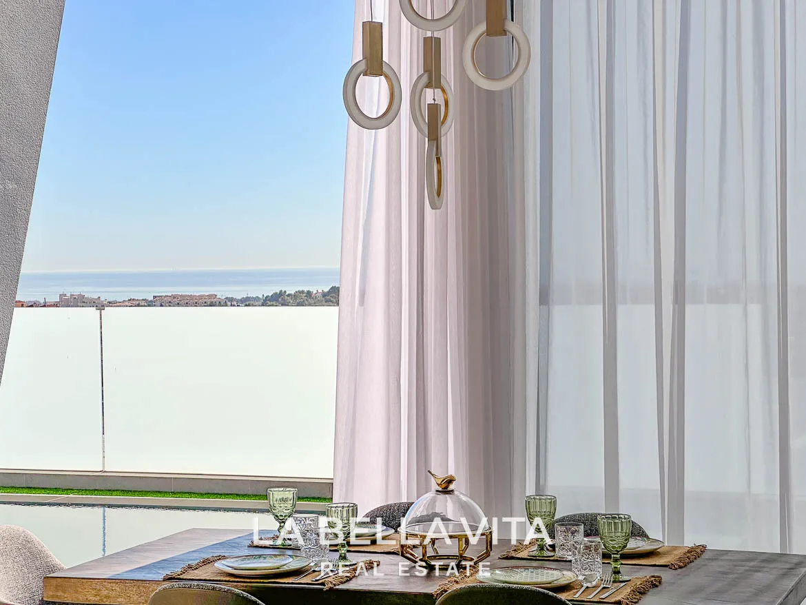 Modern Key Ready Property with Sea Views, private pool, solarium and closed garage for sale in Blue Lagoon, Villamartin, Orihuela Costa, Alicante, Spain