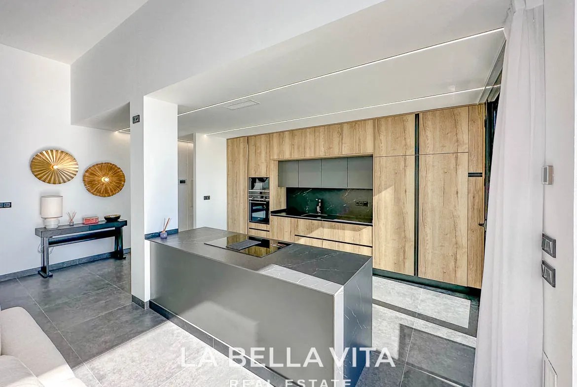 Modern Key Ready Property with Sea Views, private pool, solarium and closed garage for sale in Blue Lagoon, Villamartin, Orihuela Costa, Alicante, Spain