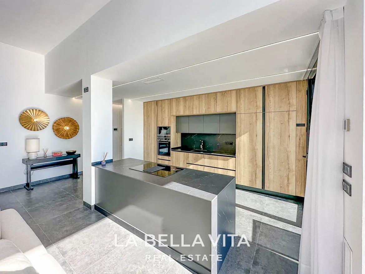 Modern Key Ready Property with Sea Views, private pool, solarium and closed garage for sale in Blue Lagoon, Villamartin, Orihuela Costa, Alicante, Spain
