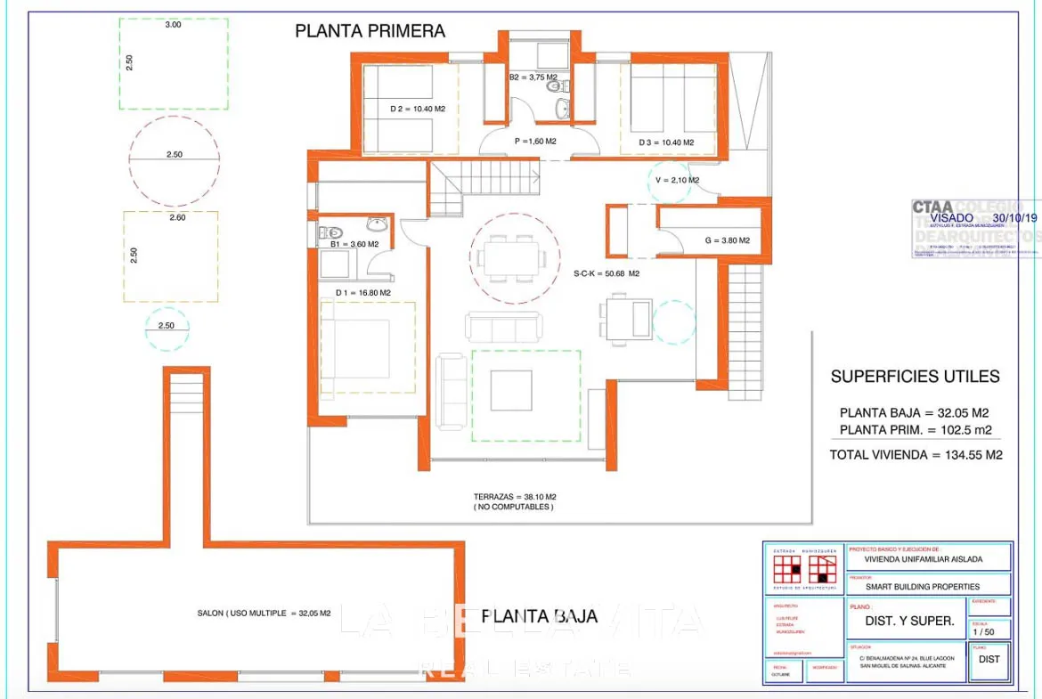 Property with Sea Views for sale in Blue Lagoon, Villamartin, Orihuela Costa