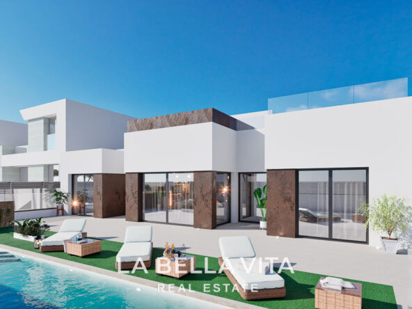 Stunning Modern New Build Villa with basement and walking distance to the beach For Sale in El Campello, Alicante