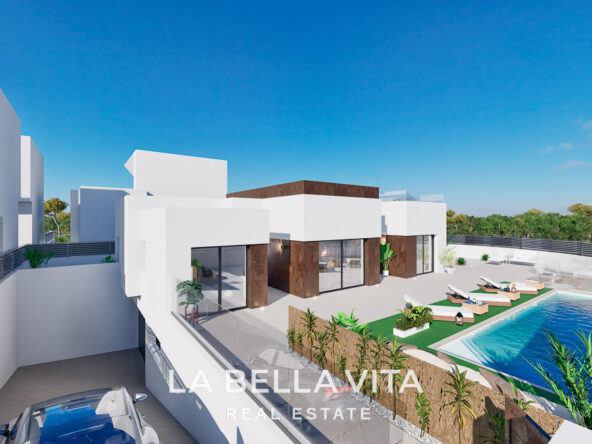 Stunning Modern New Build Villa with basement and walking distance to the beach For Sale in El Campello, Alicante