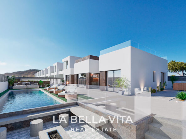 Stunning Modern New Build Villa with basement and walking distance to the beach For Sale in El Campello, Alicante